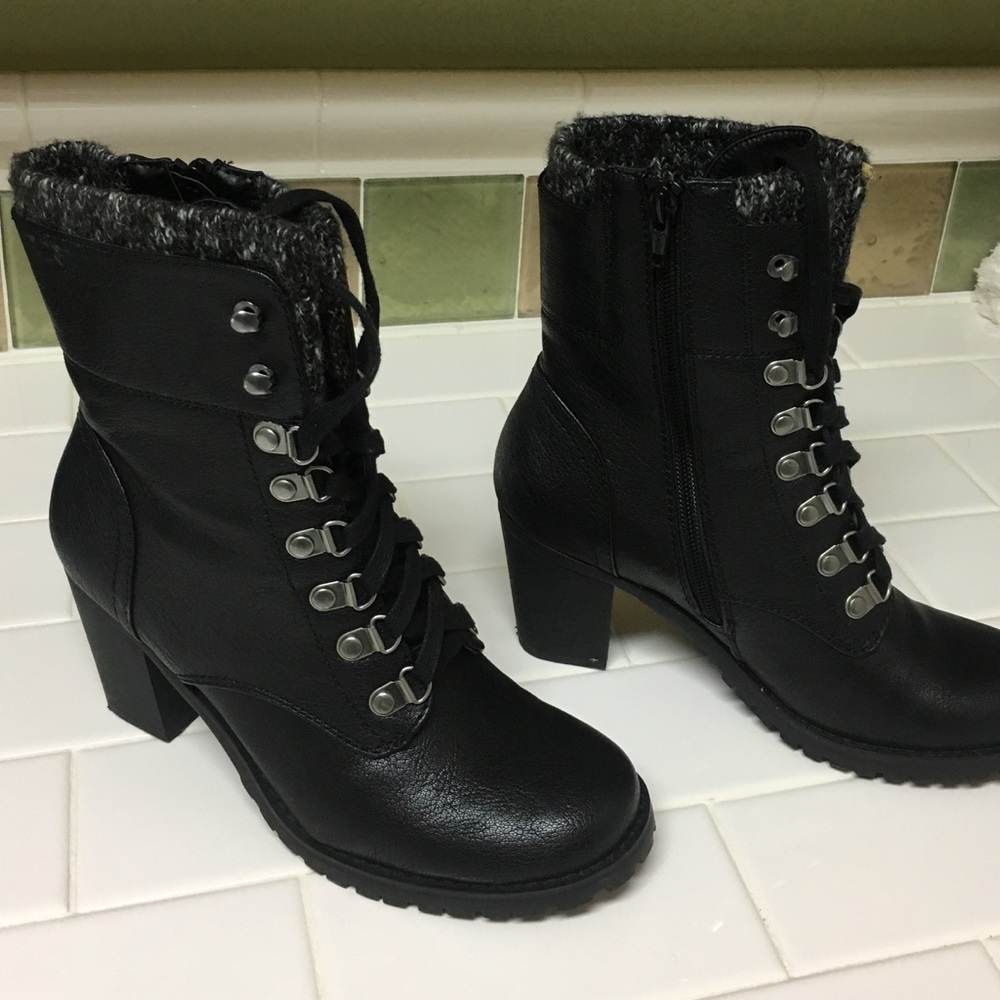 SOLD....Bass booties with heel